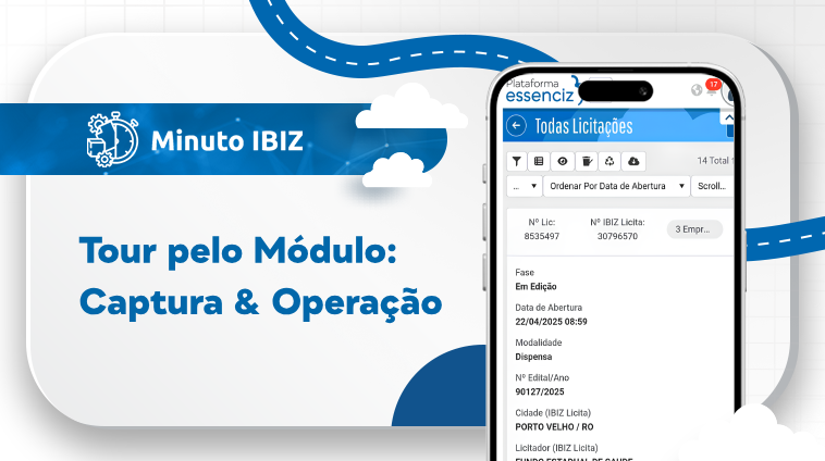 Captura & Operação – Gestão Operacional Facilitada Para Simplificar os Processos Licitatórios