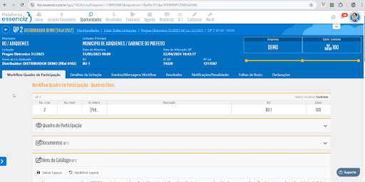 Monitoramento de Oportunidades: Gestão de Fluxo Completo da Licitação