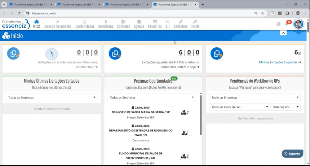 Monitoramento de Oportunidades: Monitoramento Inteligente De Licitações