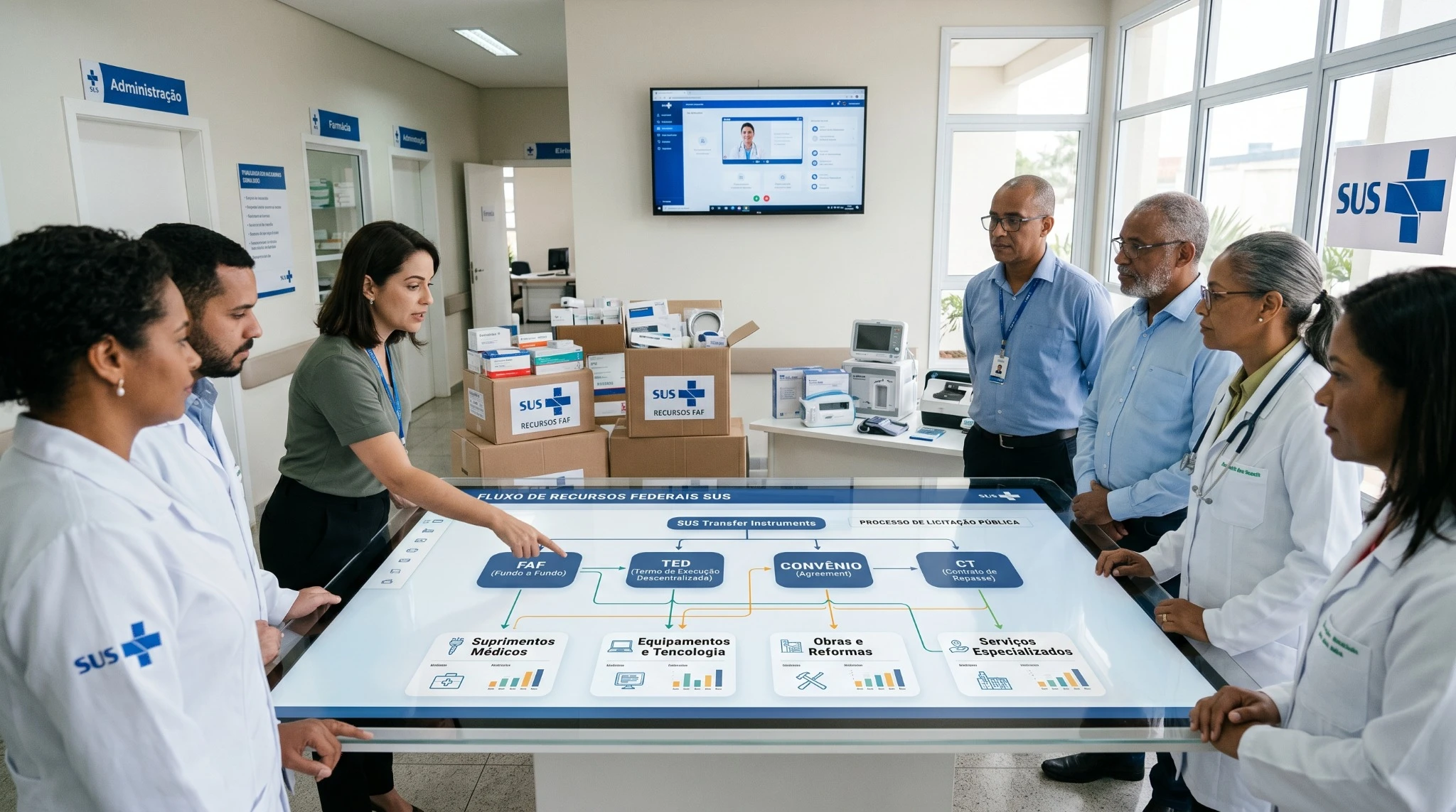 Instrumentos de repasse do SUS: como FAF, TED e convênios viram editais no mercado público