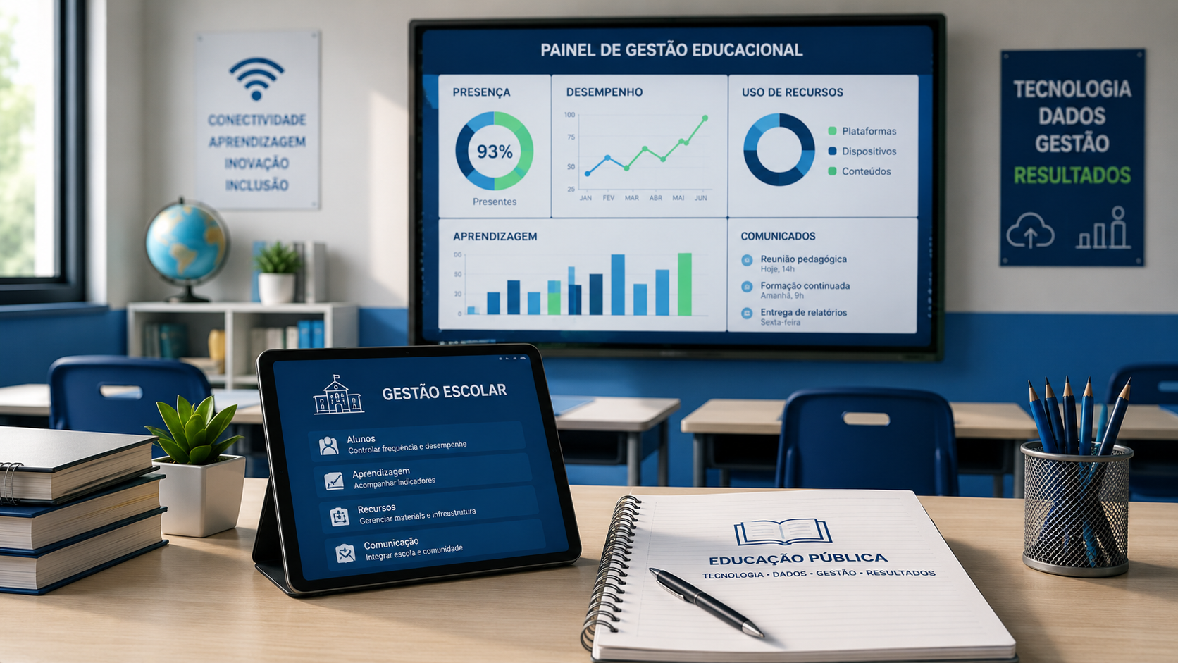 Digitalização da educação pública: quando tecnologia vira gestão, não apenas equipamento